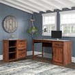 AGHDECO Oliwia 2-Drawer Wood Lateral Filing Cabinet in Walnut
