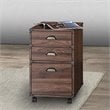 AGHDECO Howery 3-Drawer Particle Board/Wood Filing Cabinet in Walnut