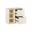 AGHDECO Oliwia 2-Drawer Wood Lateral Filing Cabinet in White