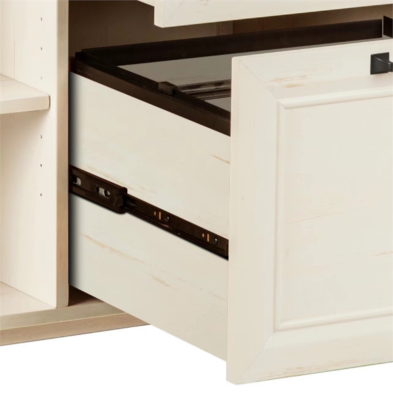 AGHDECO Oliwia 2-Drawer Wood Lateral Filing Cabinet in White