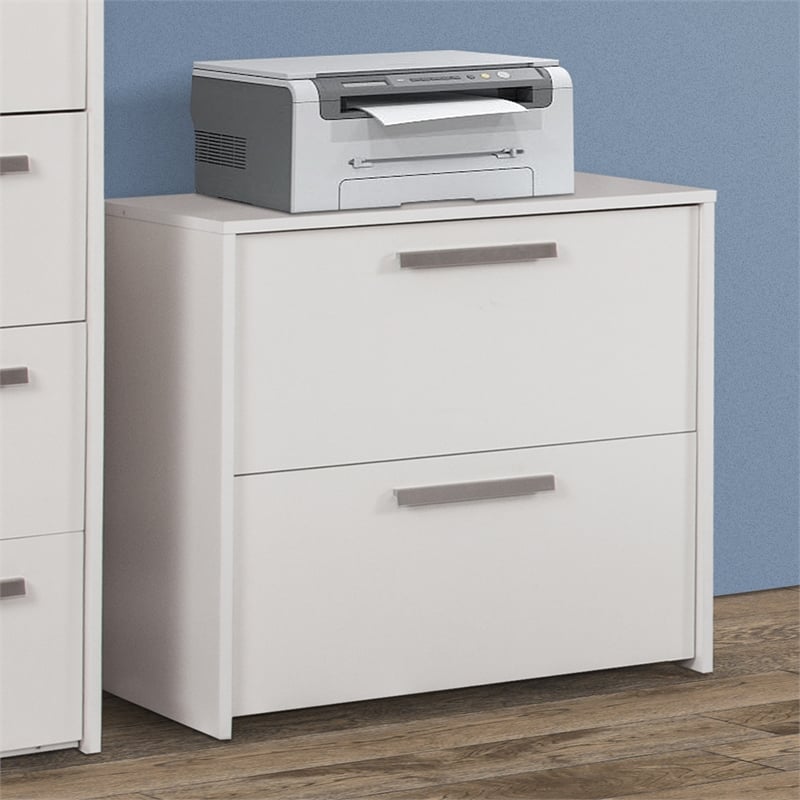 AGHDECO Alaska 2-Drawer Engineered Wood File Cabinet in White