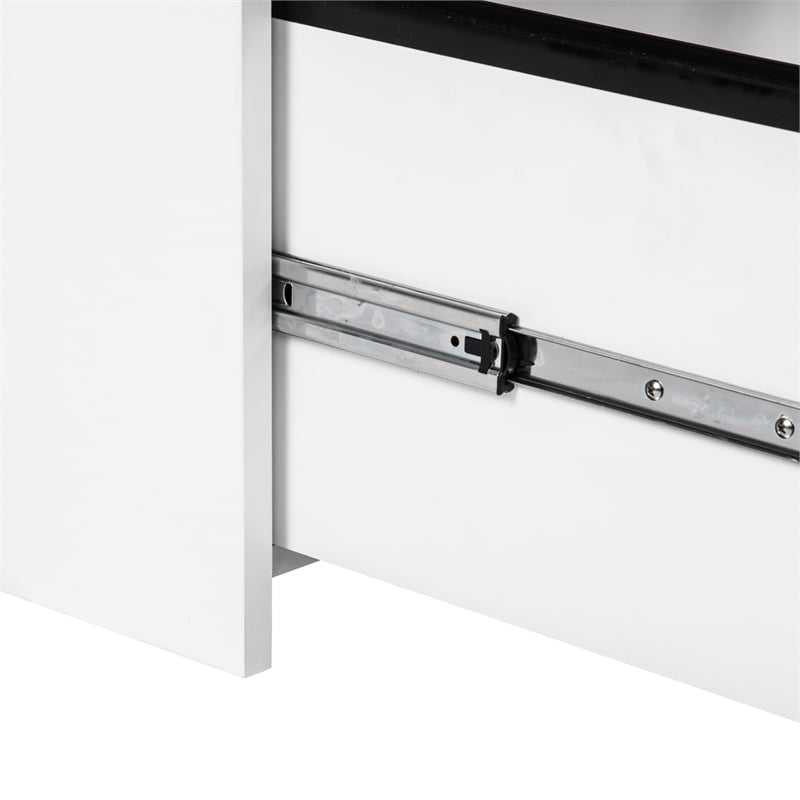 AGHDECO Alaska 2-Drawer Engineered Wood File Cabinet in White