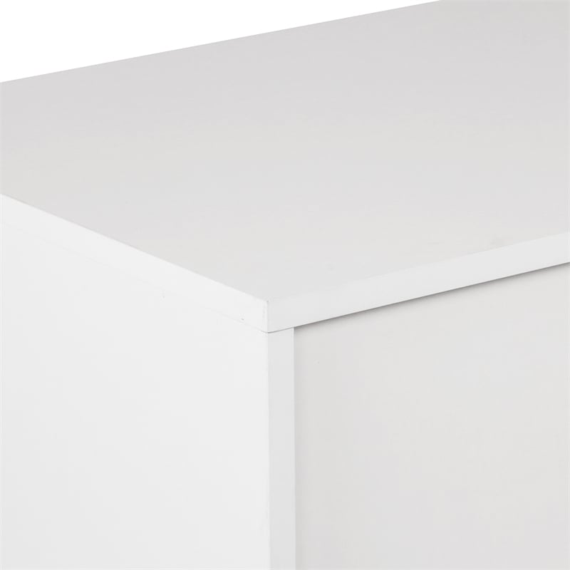 AGHDECO Alaska 2-Drawer Engineered Wood File Cabinet in White