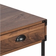 AGHDECO Brunei 3-Drawer Traditional Engineered Wood Writing Desk in Walnut