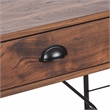 AGHDECO Brunei 3-Drawer Traditional Engineered Wood Writing Desk in Walnut