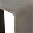 Limari Home Pickens Two Stacked Cube Modern Concrete Stone Shelf in Gray