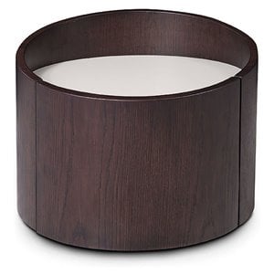 Limari Home Gamma 17&quot Modern Crafted Wood Nightstand in Brown Oak Finish