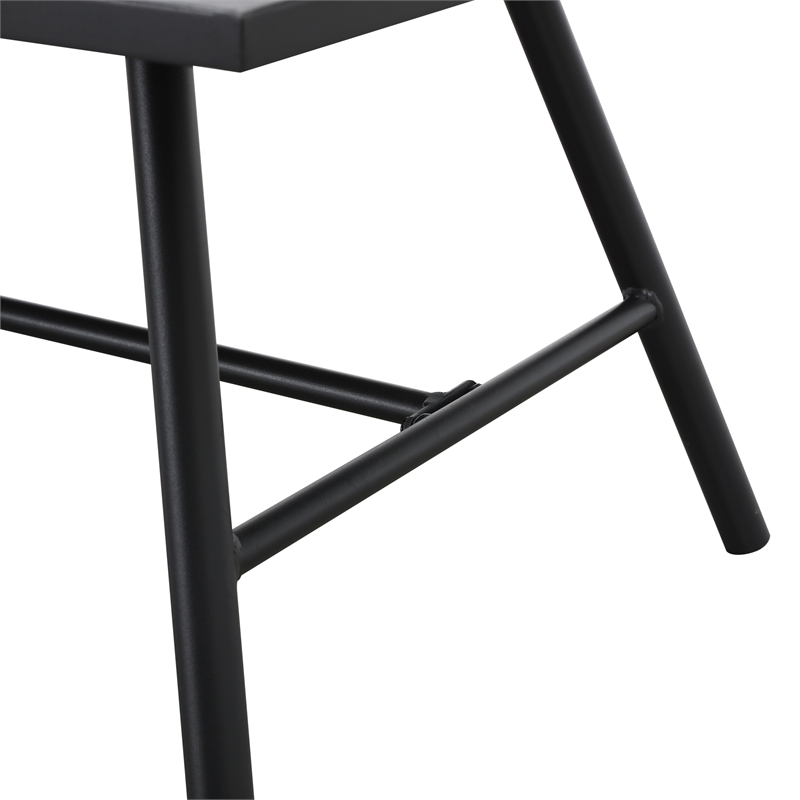 Patio Festival Metal Outdoor Side Table in Brown/Espresso Finish