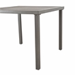 Patio Festival Square Gray Outdoor Metal Dining Table