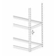 King's Rack 5-Tier Metal Boltless Storage Shelving in Black & Wooden