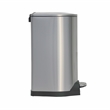 8 Gallon / 30 Liter Brushed Stainless Steel Silver Color Step on Trash Can
