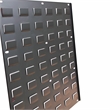Wall Mount Black Metal Board Hanging Bin Rack Storage System Organizer 2 set