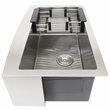 KBV 30 x 18 Farmhouse Apron Front Single Bowl Stainless Steel Kitchen Sink
