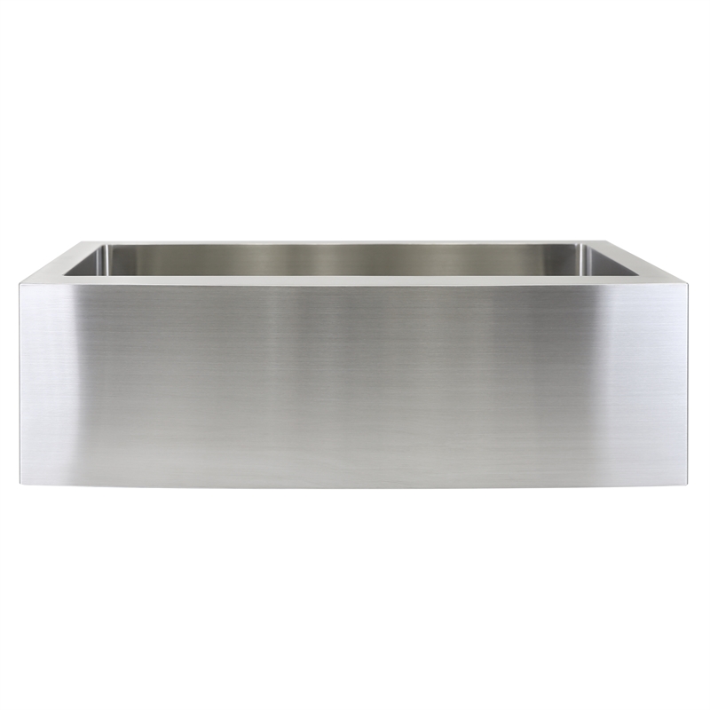 KBV 33 x 20 in. Farmhouse Apron-Front Single Bowl Stainless Steel Kitchen Sink