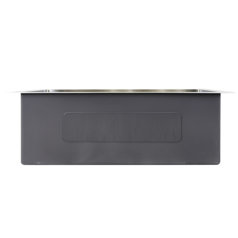 KBV 33 x 20 in. Farmhouse Apron-Front Single Bowl Stainless Steel Kitchen Sink