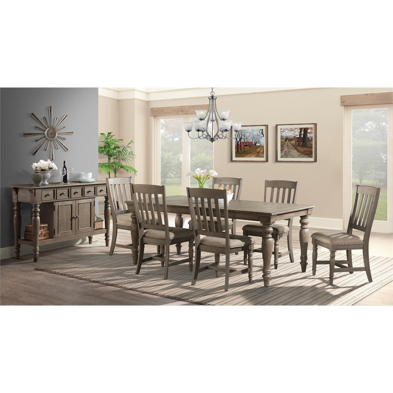 Intercon Furniture Balboa Park Traditional Wood Server in Oak Finish