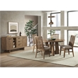 Intercon Furniture Landmark Wood Slat Back Chair in Oak (Set of 2)