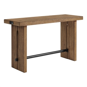 Intercon Furniture Landmark 60x21&quot Modern Wood Sofa Table in Oak