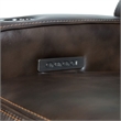 Intercon Furniture Silhouette Transitional Leather Dual-Power Recliner in Coffee