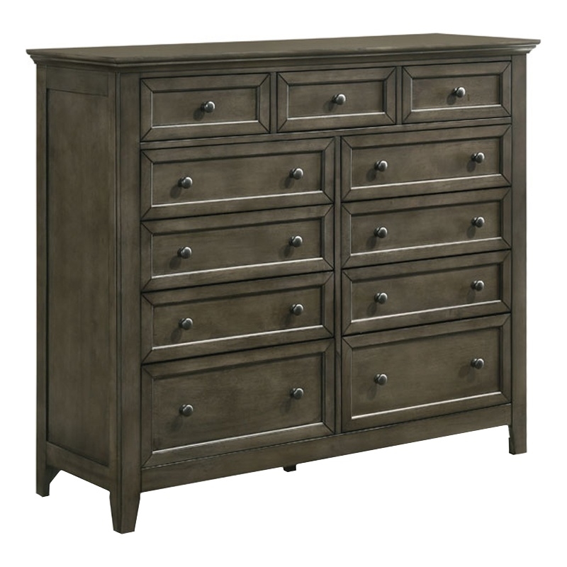Intercon Furniture San Mateo 11-Drawer Gentlemen's Chest Gray