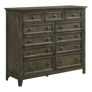 Intercon Furniture San Mateo 11-Drawer Gentlemen's Chest Gray