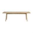 Intercon Arcadia Fixed Top Leg Table in Antique Oak