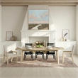 Intercon Arcadia Fixed Top Leg Table in Antique Oak