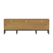 Intercon Newport 85 TV Console in Natural Oak