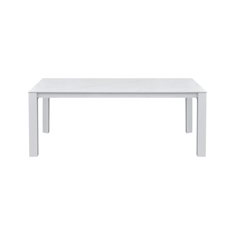 Intercon Alexa Outdoor Dining Table in White