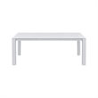Intercon Alexa Outdoor Dining Table in White