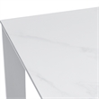 Intercon Alexa Outdoor Dining Table in White