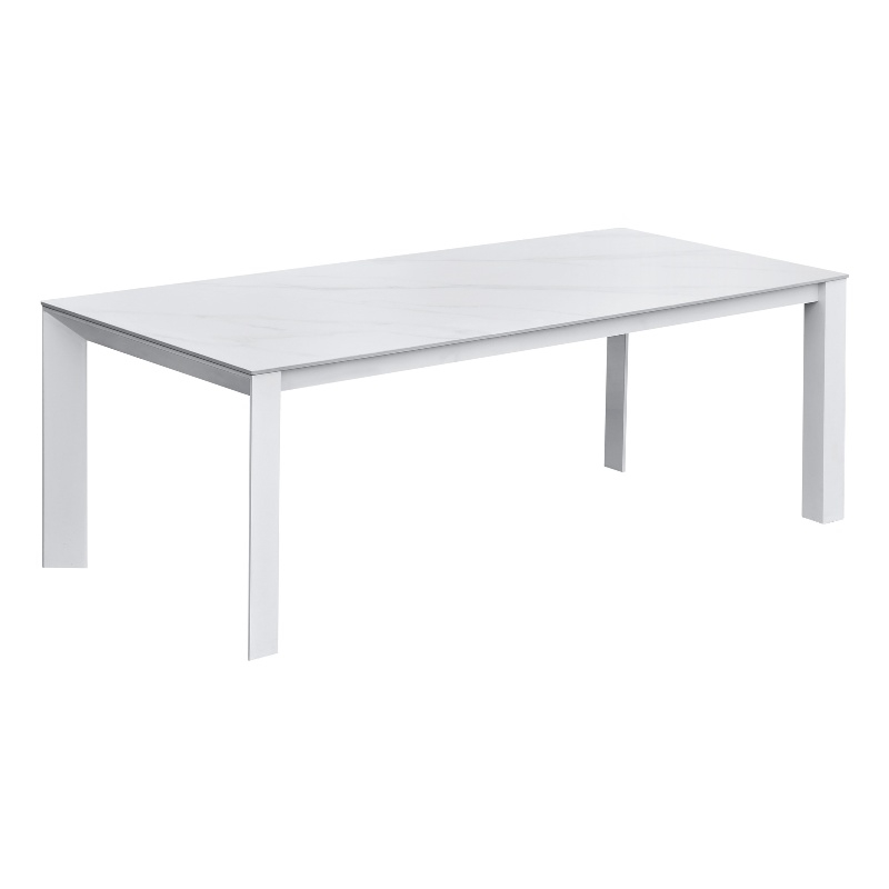 Intercon Alexa Outdoor Dining Table in White