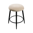 Intercon Metal Base Barstool with Backless Seat in Champagne