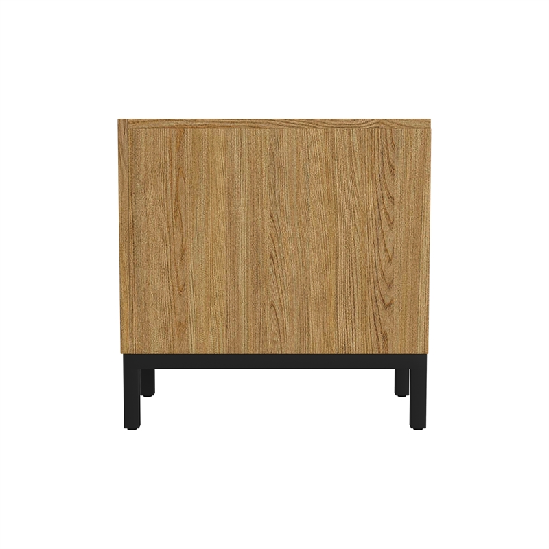Intercon Newport Chairside Table in Natural Oak