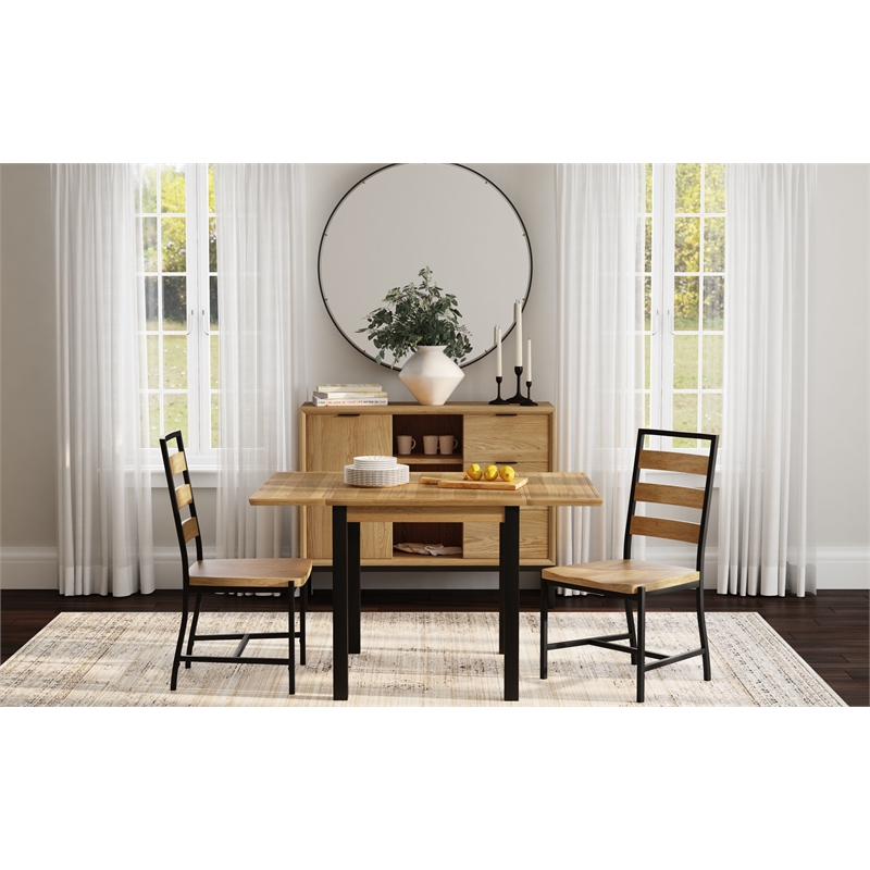 Intercon Newport Drop Leaf Table in Natural Oak