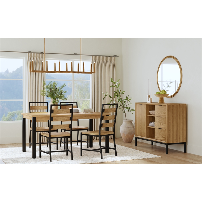 Intercon Newport Leg Dining Table in Natural Oak