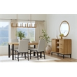 Intercon Newport Leg Dining Table in Natural Oak