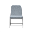 Intercon Nash Outdoor Dining Upholstered Side Chair in Buff
