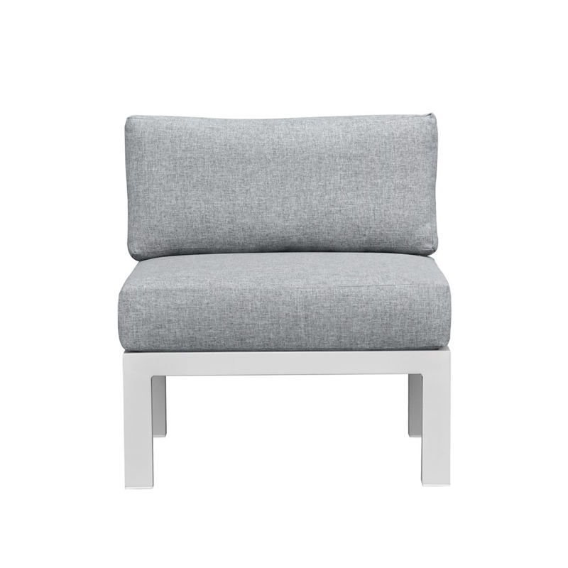 Intercon 28 Nash Outdoor Armless Sofa in Buff