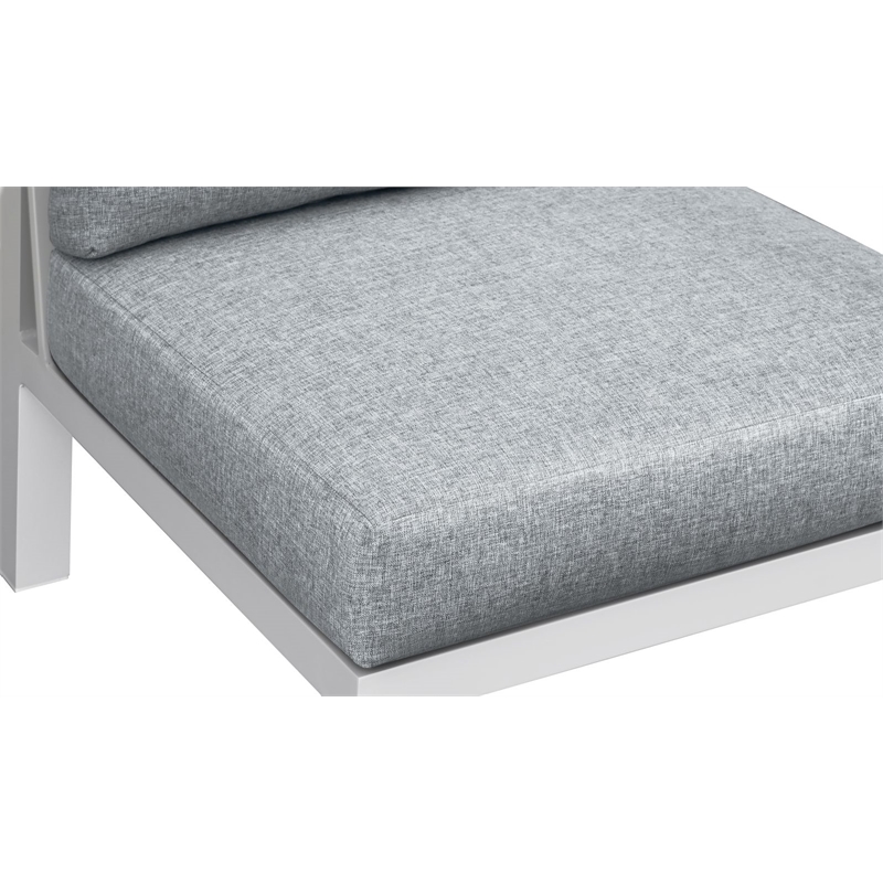 Intercon 28 Nash Outdoor Armless Sofa in Buff