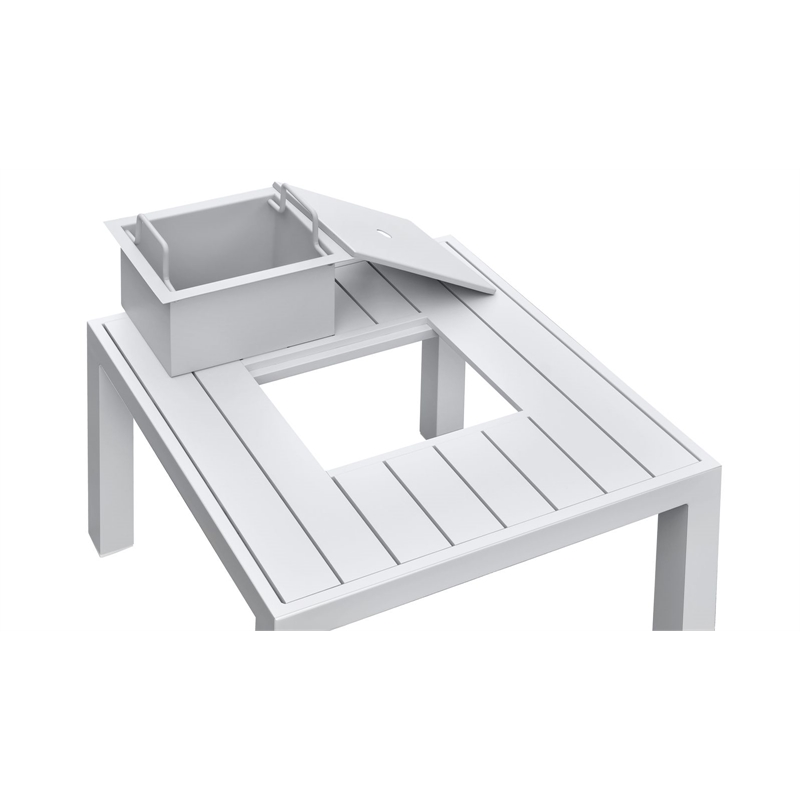 Intercon 30 Coffee Table with Ice Bucket in Buff