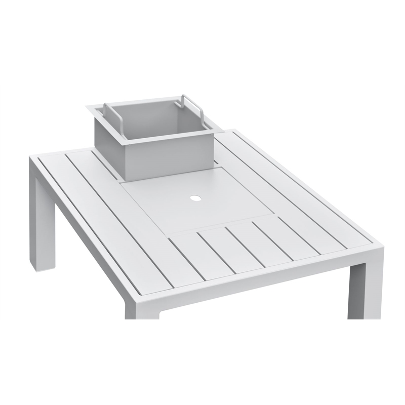 Intercon 30 Coffee Table with Ice Bucket in Buff