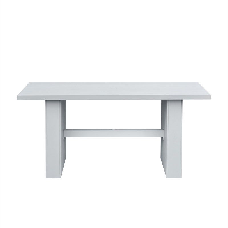 Intercon Nash Outdoor Dining Counter Table in Buff