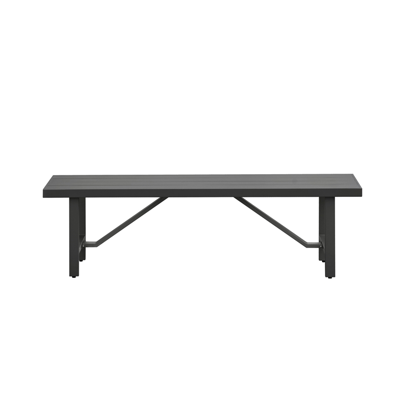 Intercon Navarro Outdoor Dining Bench in Mocha