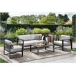 Intercon Navarro Outdoor Seating Chair in Mocha
