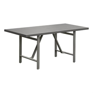 Intercon Navarro Outdoor Dining Counter Table in Mocha