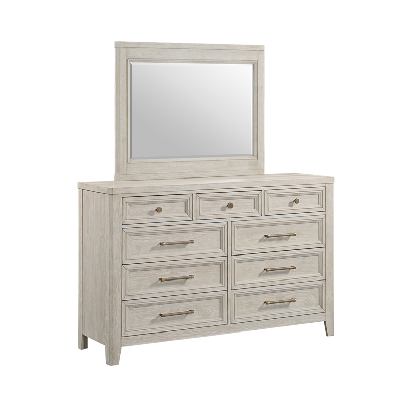 Intercon Carlson Bedroom Mirror in Washed Linen