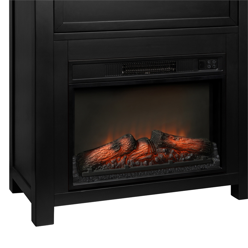 Intercon Fireside Console in Black