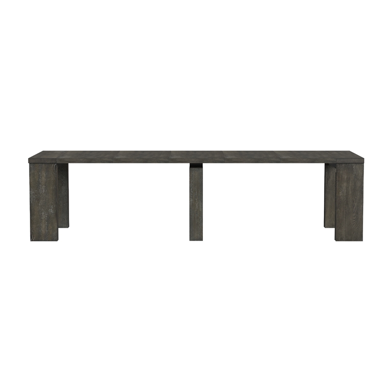 Intercon Flex Dining 5 Table in Reclaimed Chevron (20 Leaves)