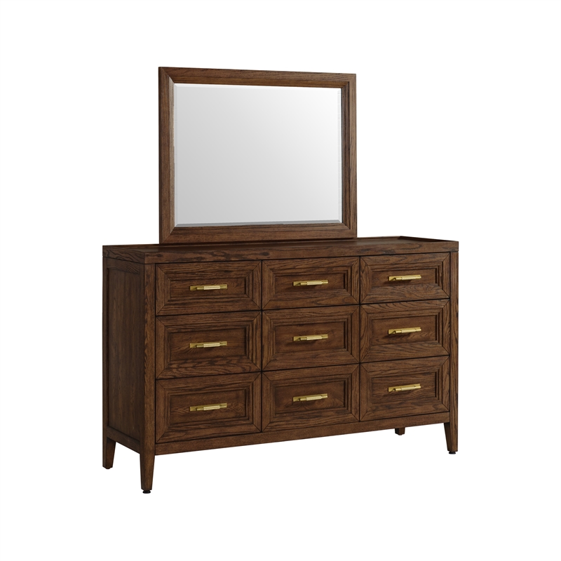 Intercon Marlow Bedroom Mirror in Sable Brown